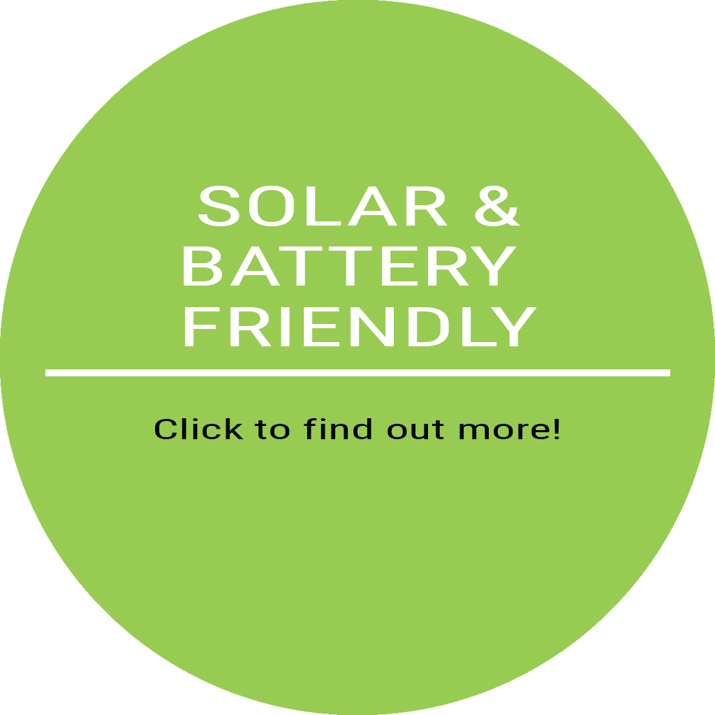 Solar and battery friendly